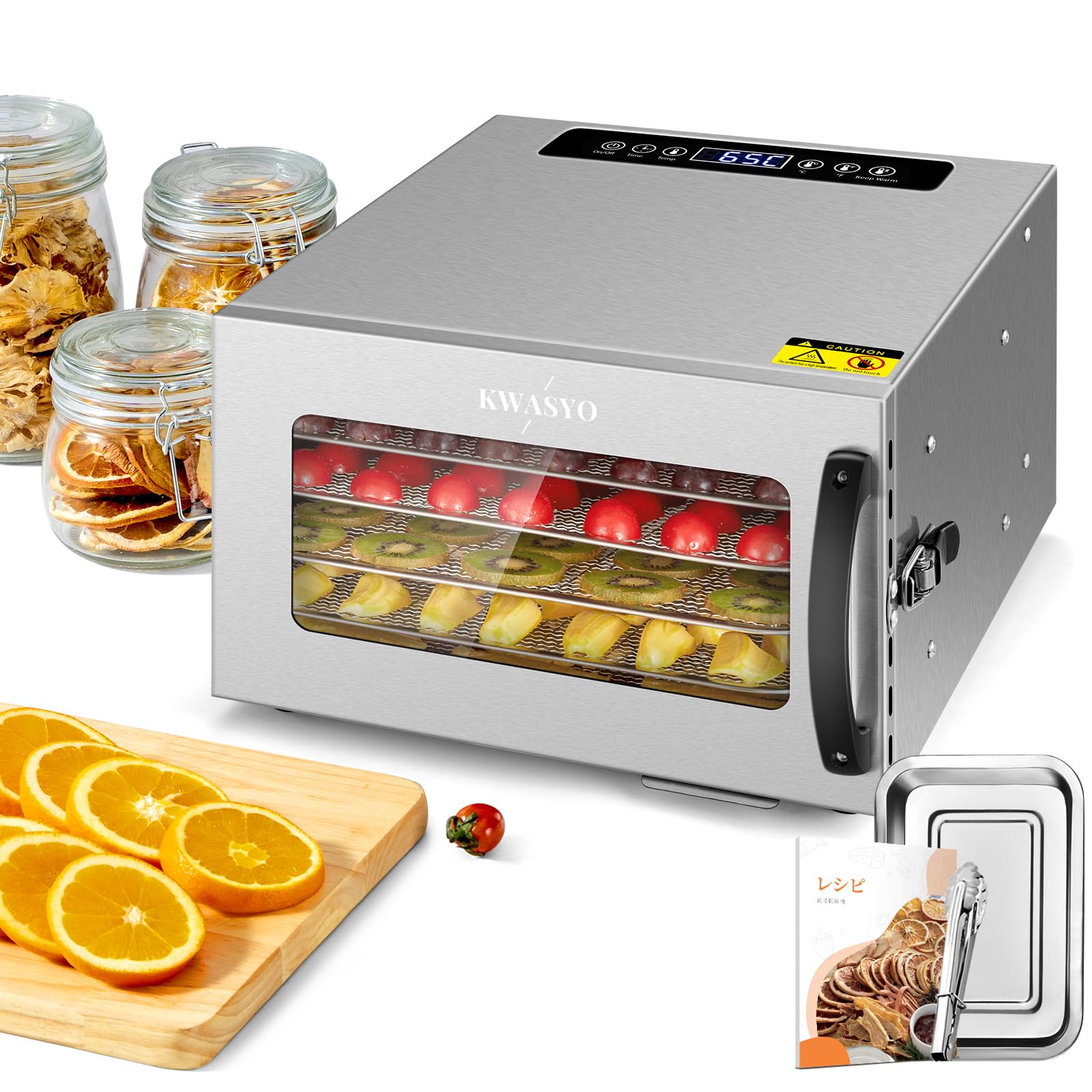 Amazon.co.jp: Kwasyo 6層フードドライヤー 食品乾燥機 30～90℃幅広い 