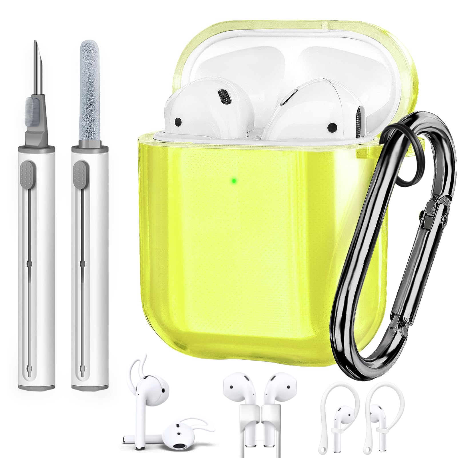 AirPods 2nd Generation & 1st Generation Case Cover with Cleaner