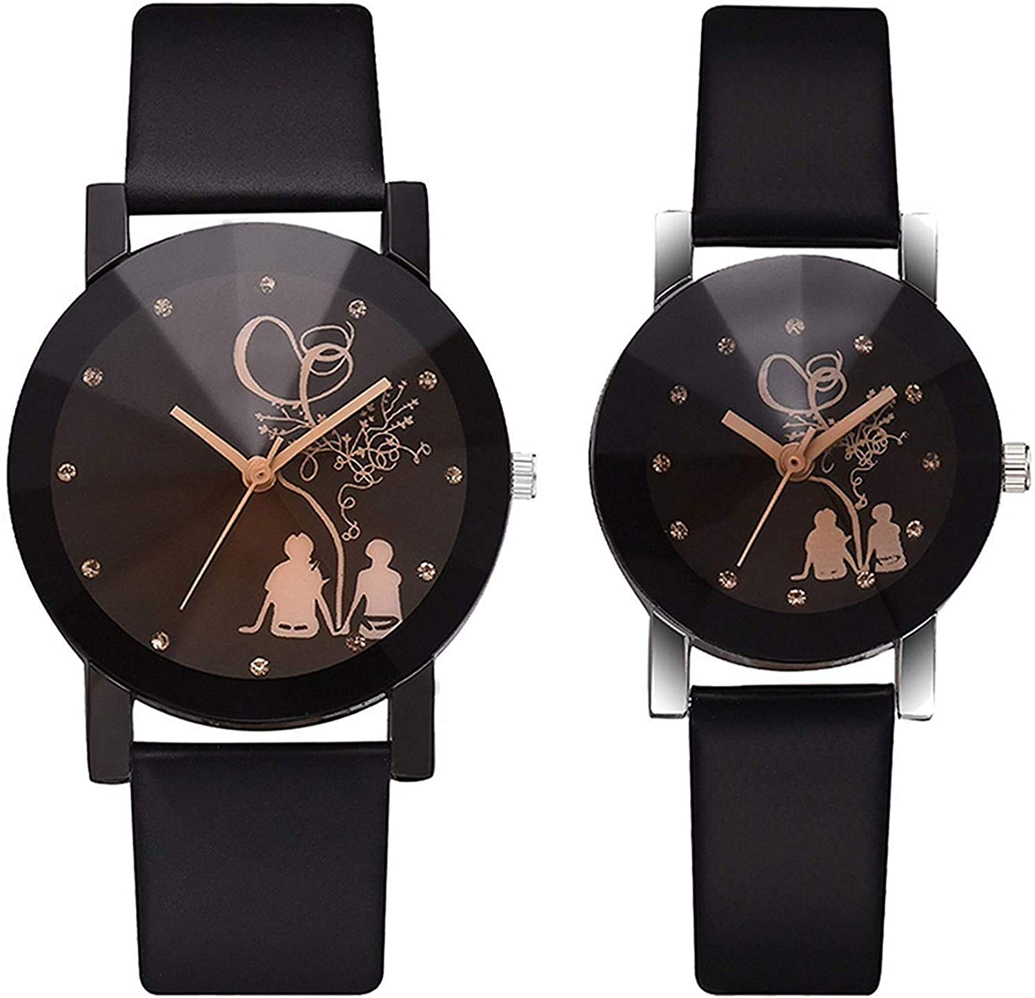 TONSY Analog Black Lover Couple Combo Watch for Love Couple Combo Watch Combo Pack 2 (B07R3KCHD4) Amazon Price History, Amazon Price Tracker