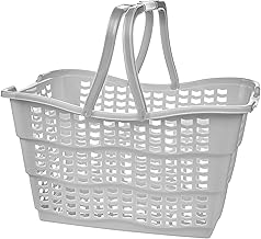 keeeper Praktischer Einkaufskorb Alma, Stabiler Kunststoff (PP), 40 x 29 x 22,5 cm, 15 l, Nordic Grey