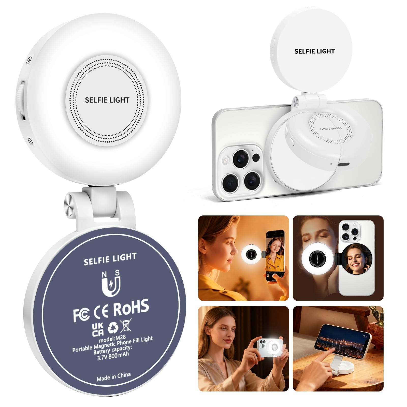 Photo 1 of CMUBH Magnetic Selfie Light for MagSafe iPhone