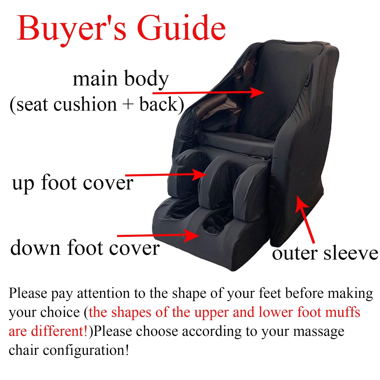 Massagesessel Bezug füR Massagesessel,Ultraweiche Stretchstoffe Staubdichter Bezug füR Massagesessel Einzelliege SchutzhüLle Wiederholbar Waschen(Outer Sleeve)