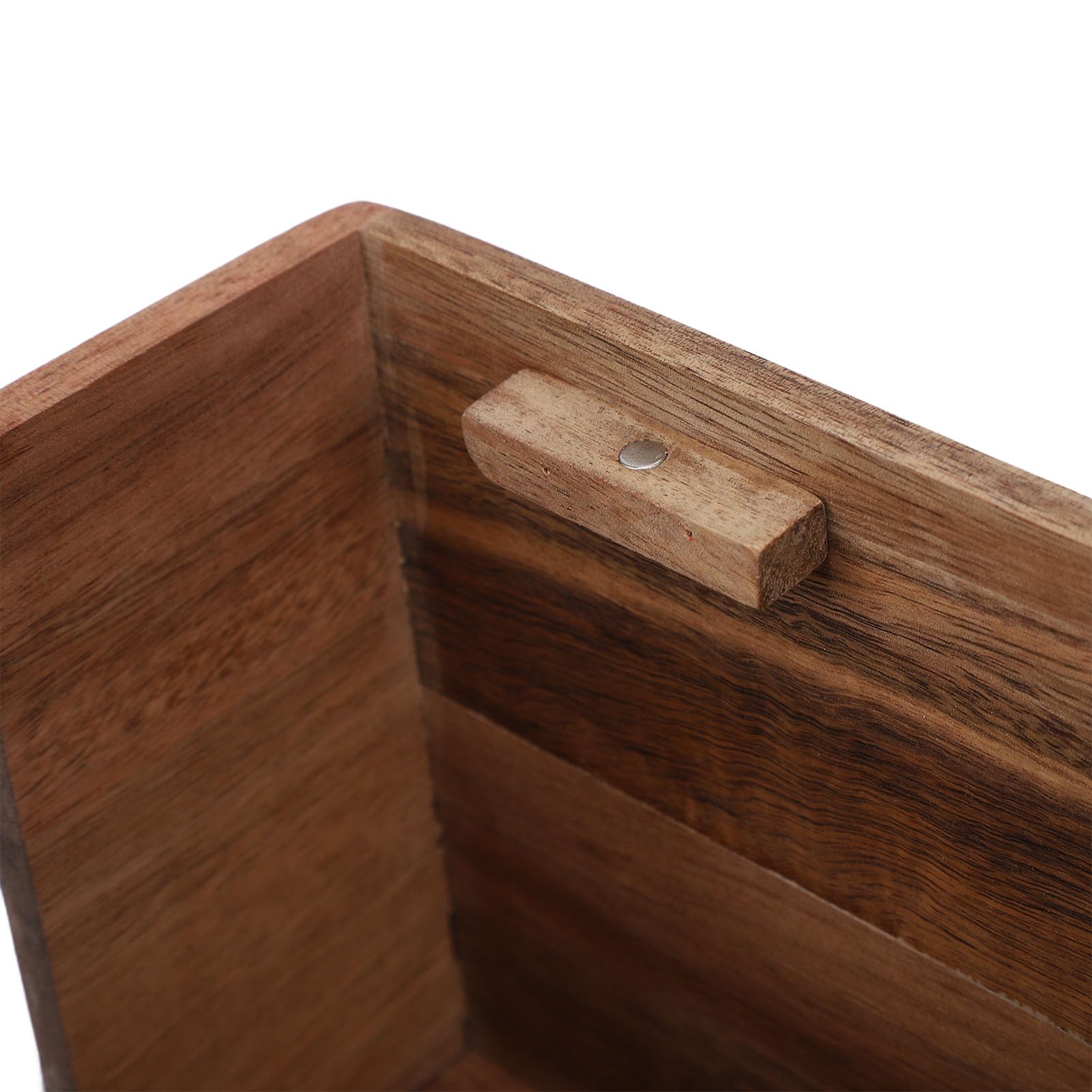 HEEPDD Scatola Portaoggetti Scatola Spegnicavo Organizzatore per Ciabatta Cavi TV Scrivania Organizzatore Cavi per Scrivania con Venature del Legno Design per Ufficio Casa Studio Gestione in ​​Legno