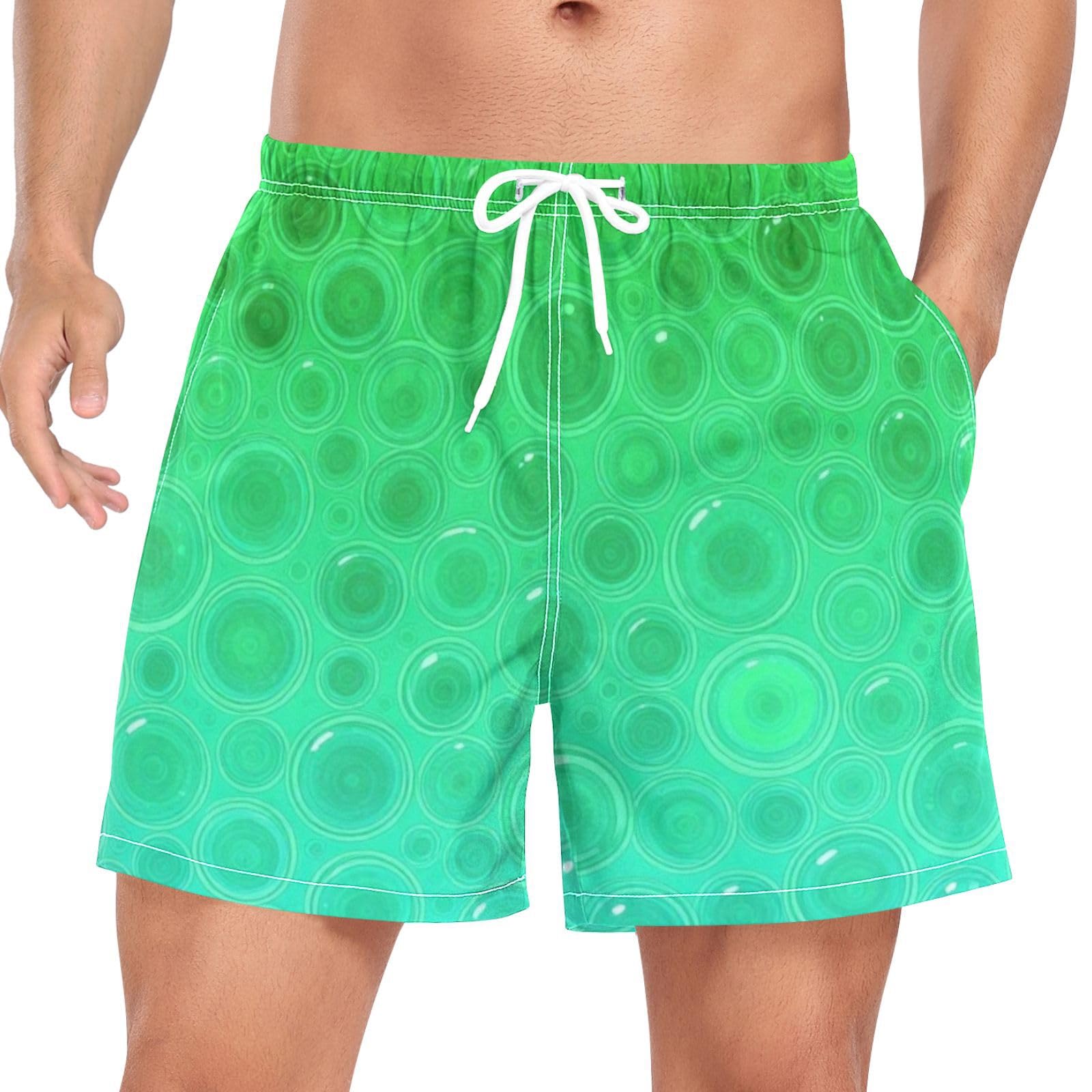 Short extensible de plage pour homme résistant à l'eau avec imprimé complet - 8