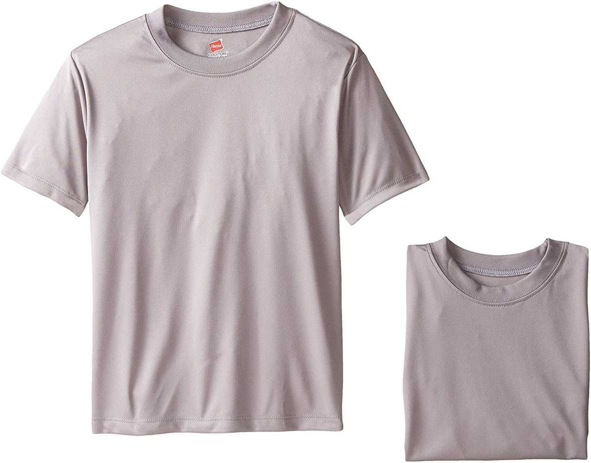 Hanes Boys' Short Sleeve Cool Dri Performance Pack Of 3