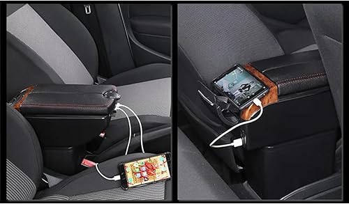 Miniatura 6 de Car Armrest Box Support Elbow Rest Cushion Center Console Car Accessories Double Door 7USB,for Chevrolet lova Aveo