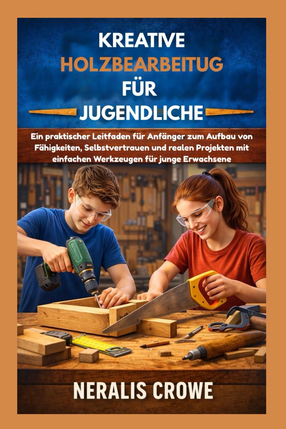 KREATIVE HOLZBEARBEITUNG FÜR JUGENDLICHE: Ein praktischer Leitfaden für Anfänger zum Aufbau von Fähigkeiten, Selbstvertrauen und realen Projekten mit einfachen Werkzeugen für junge Erwachsene