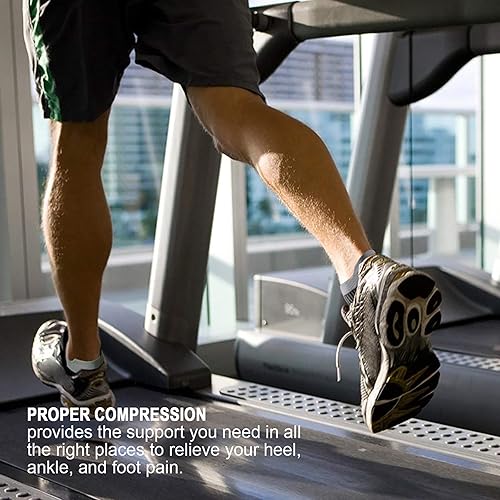 Miniatura 7 de PAPLUS Calcetines de compresión de tobillo para hombres y mujeres, 246 pares, calcetines de compresión de corte bajo con soporte para el tobillo