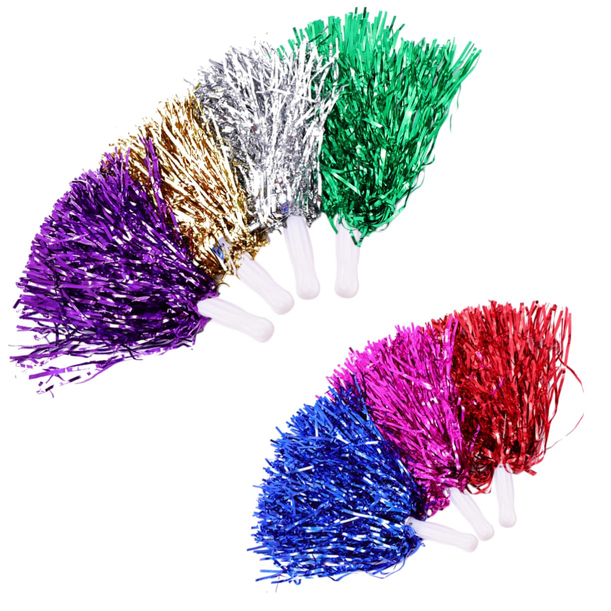 BESPORTBLE 14pcs Light Pink Cheer Bows Cheerleading Flower Ball Poms Props Ball-Flower for Aerobics School Sports Meet