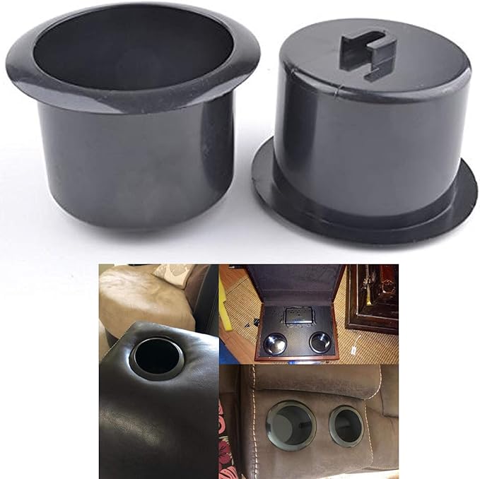 Pmsanzay （ Pack of 2 ） Black Plastic ReclinerHandles