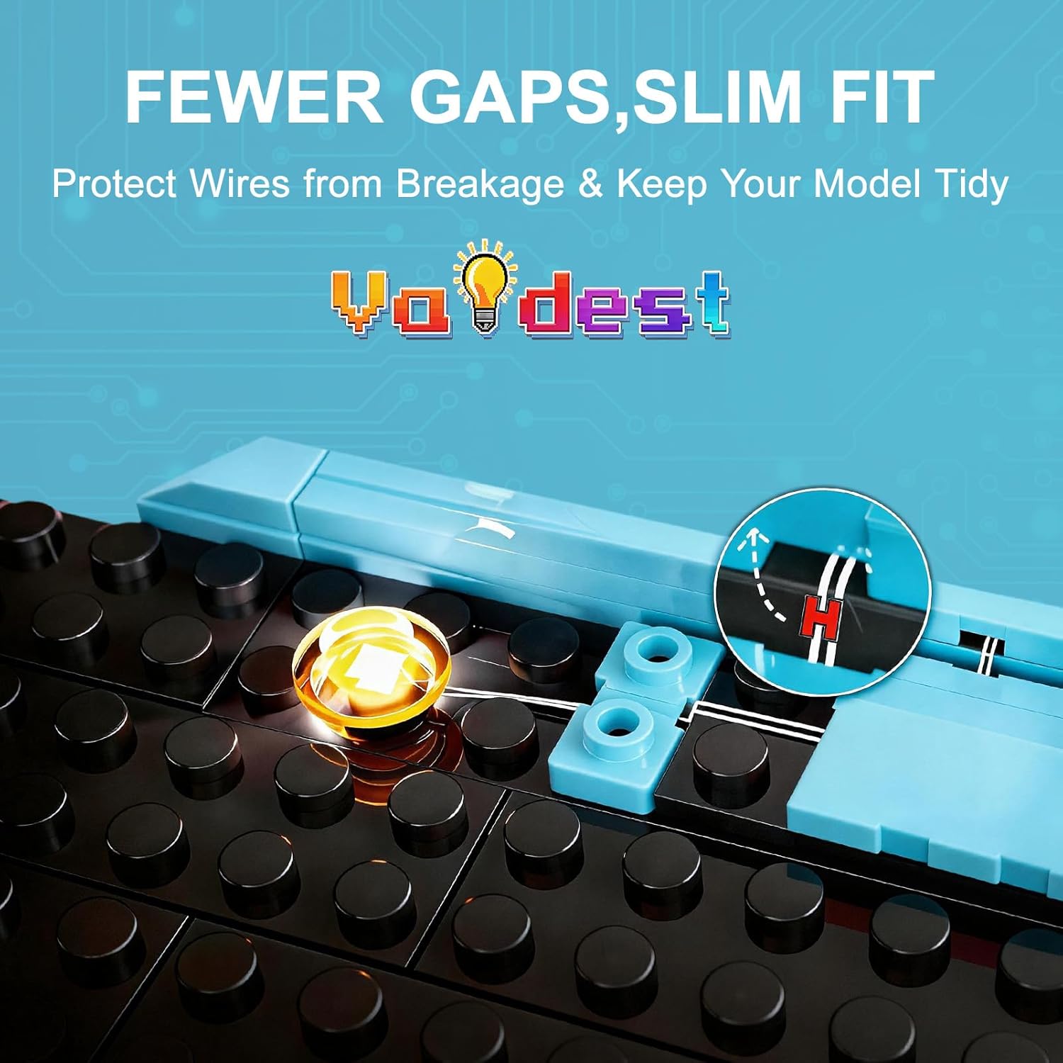 Vaodest LED Light for Lego Fortnite Battle Bus 77073 Set,Design and Configuration Compatible with Model 77073(LED Light Only, Not Building Block Kit)