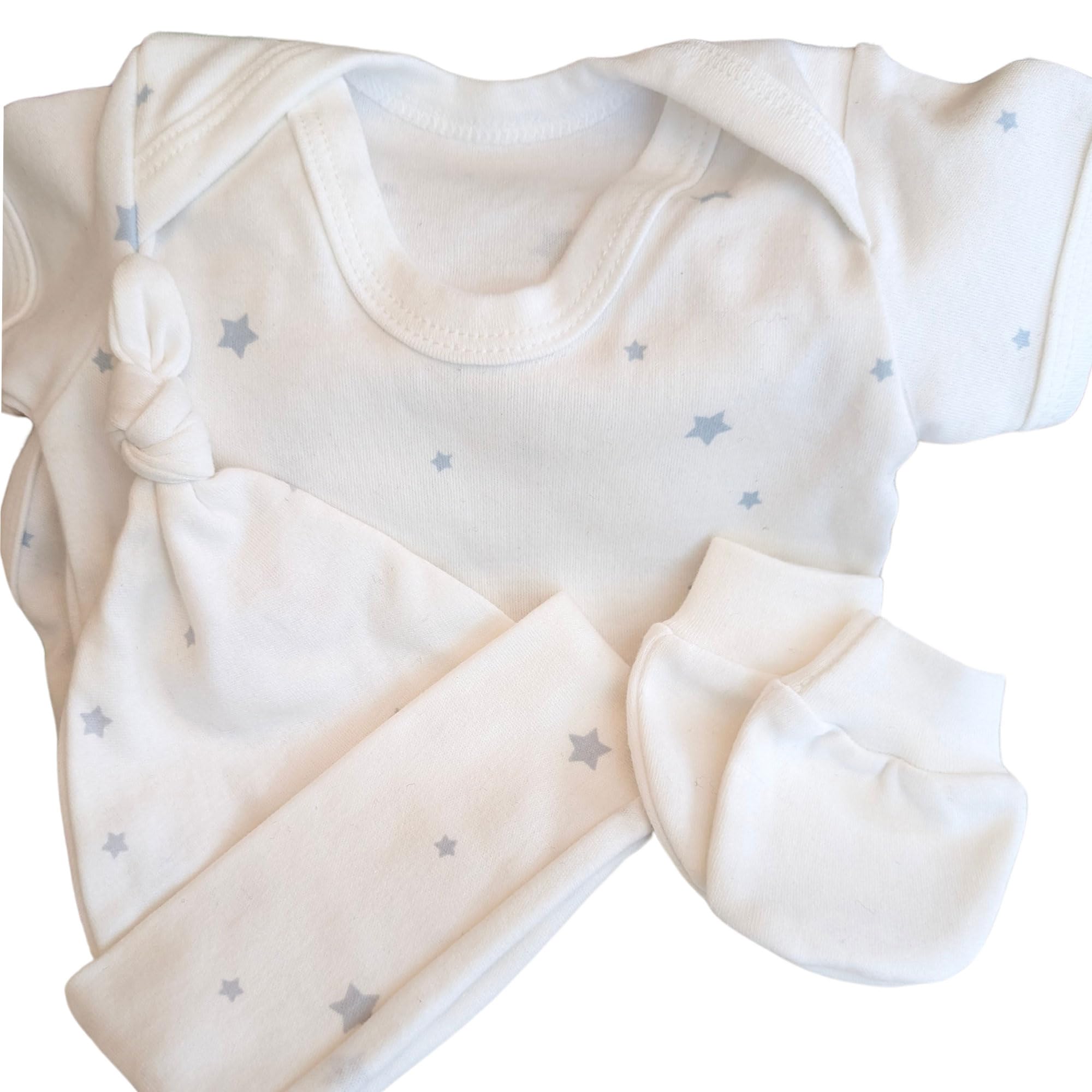 Welcome to The World Coffret cadeau 7 pièces pour bébé avec vêtements essentiels pour bébé, chaussettes, jouets, plaque pour bébé, cadeau pour future maman, éléphant (unisexe)