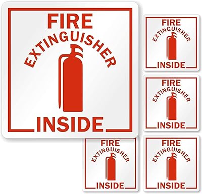SmartSign Fire Extinguisher Inside Label | 2.75