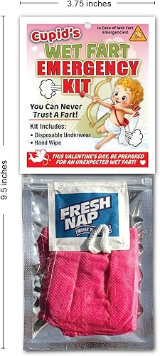 Miniatura 3 de Paquete de 3  Kit de emergencia de pedos húmedos para el día de San Valentín  Regalo divertido de broma