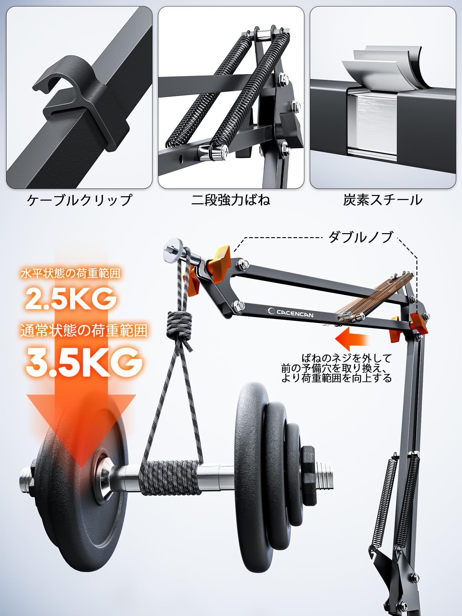 Amazon.co.jp: CACENCAN M03 Camera Arm Camera Stand Arm Overhead