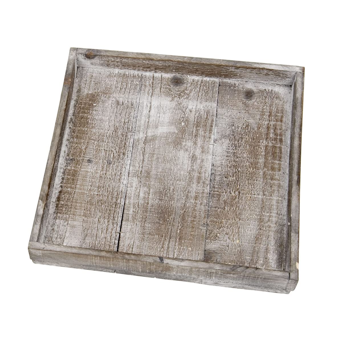 Holztablett Weiß 30 x 30 x 4 cm