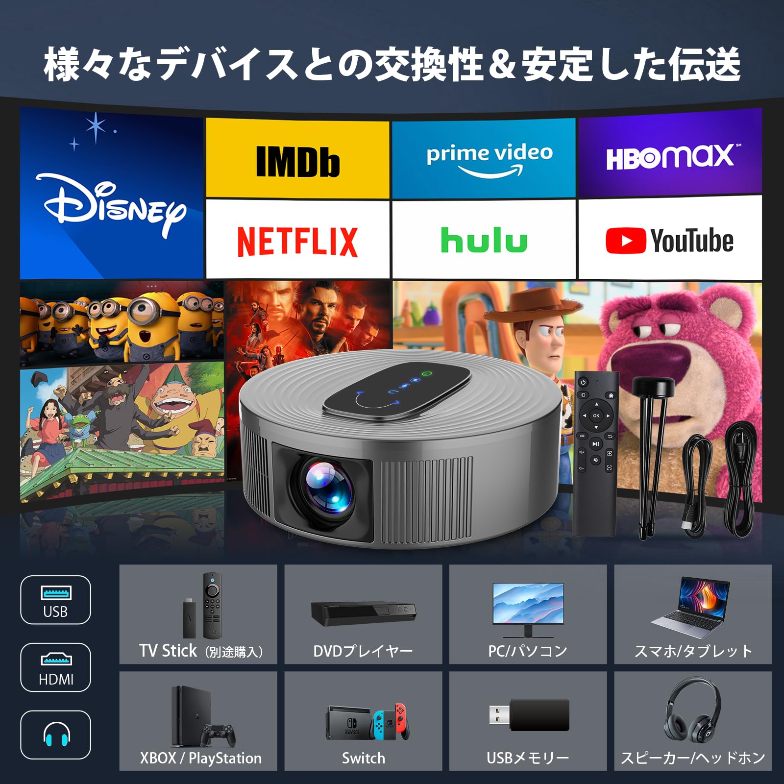 プロジェクター EXTEDRG 家庭用プロジェクター ホームシアター Amazon.co.jp: プロジェクター【EXTEDRG 2025進級版】 18000LM高