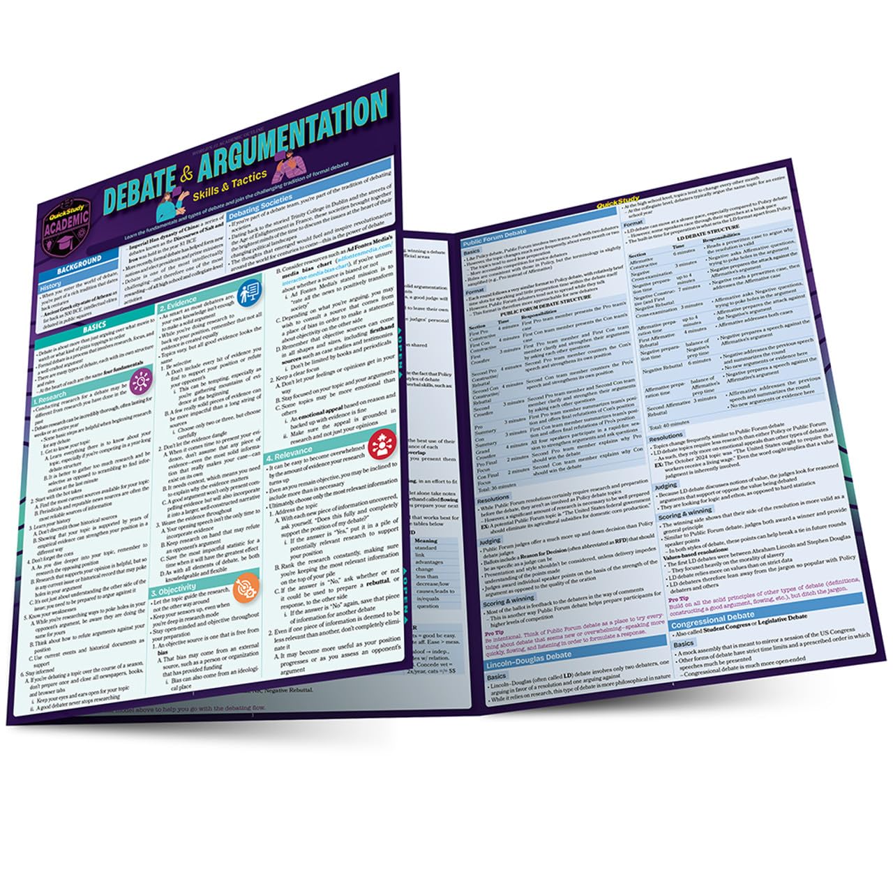 Debate & Argumentation - Skills & Tactics: a QuickStudy Laminated Reference Guide