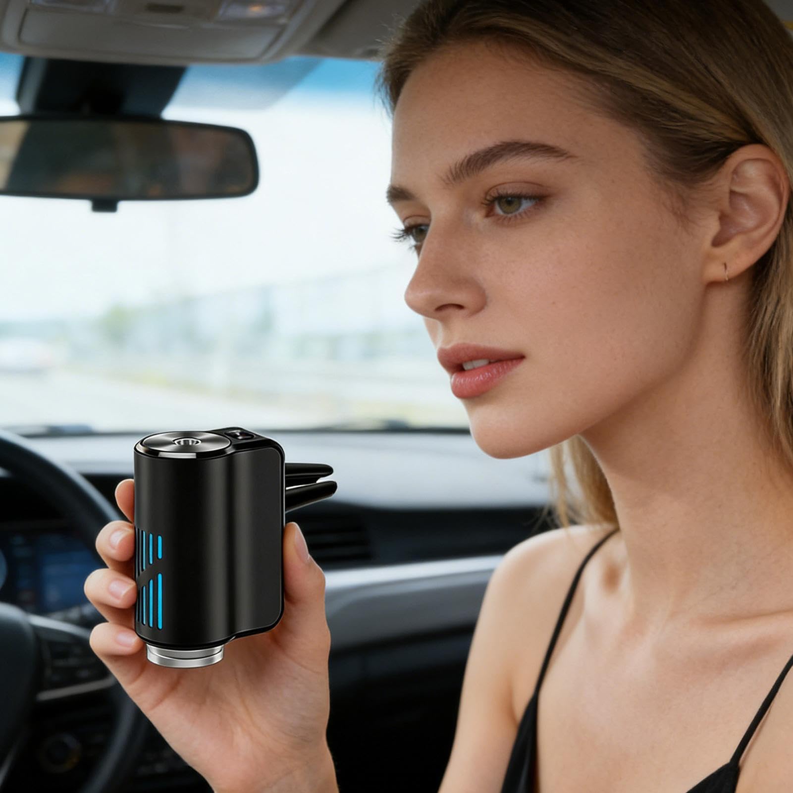 Diffusore Per Auto Clip Da Ventilazione Aromaterapia per Auto | Profumatore Auto per Camion, RV, SUV, Berline, Viaggi Stradali, Pendolarismo, Lunghe Guide, Autisti, Gestori Flotte