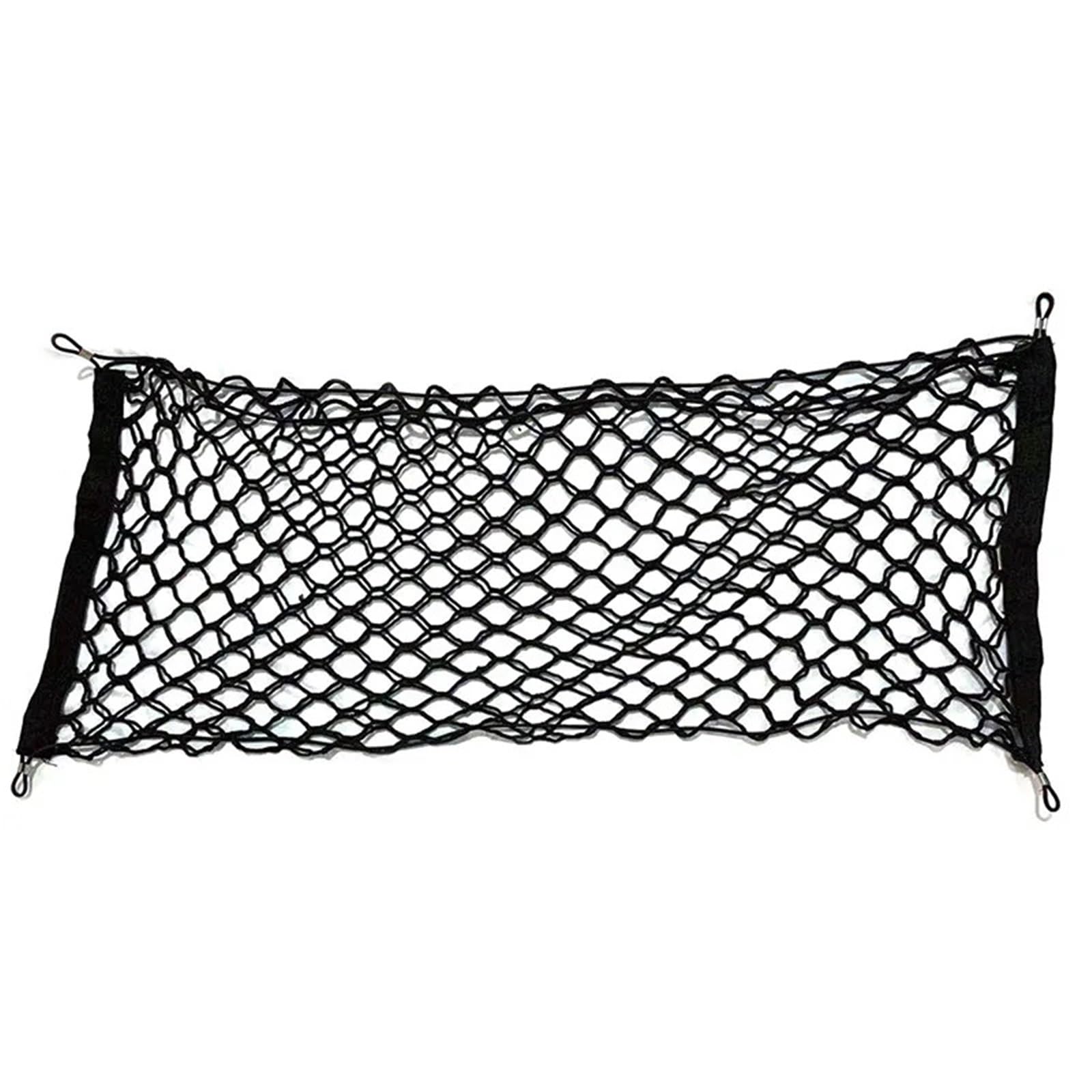 Kofferraum Netz Gepäcknetz for Auto | Universeller Kofferraum-Gepäcknetz-Organizer aus elastischem Nylon, doppellagig(90x40CM)