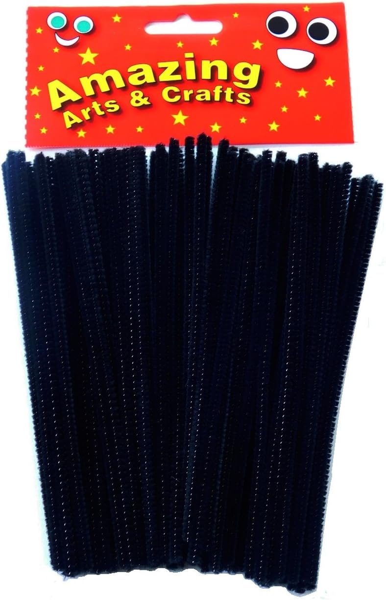 Black Pipe Cleaners 150mm x 4 mm 100pcs Amazon.co.uk Home & Kitchen
