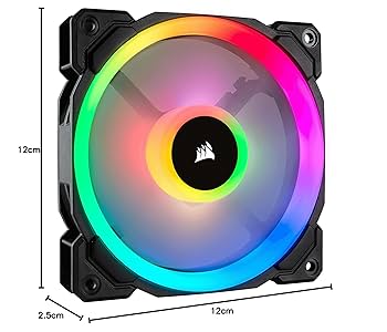 Corsair LL120 RGB 　ケースファン　6個セット Amazon | Corsair LL120 RGB Single Pack PCケースファン [120mm