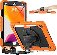 Vista 11 de Timecity - Funda para iPad de 9ª/8ª/7ª generación, de 26 cm, versión 2021/2020/2019, con protector de pantalla integrado, soporte, portalápices