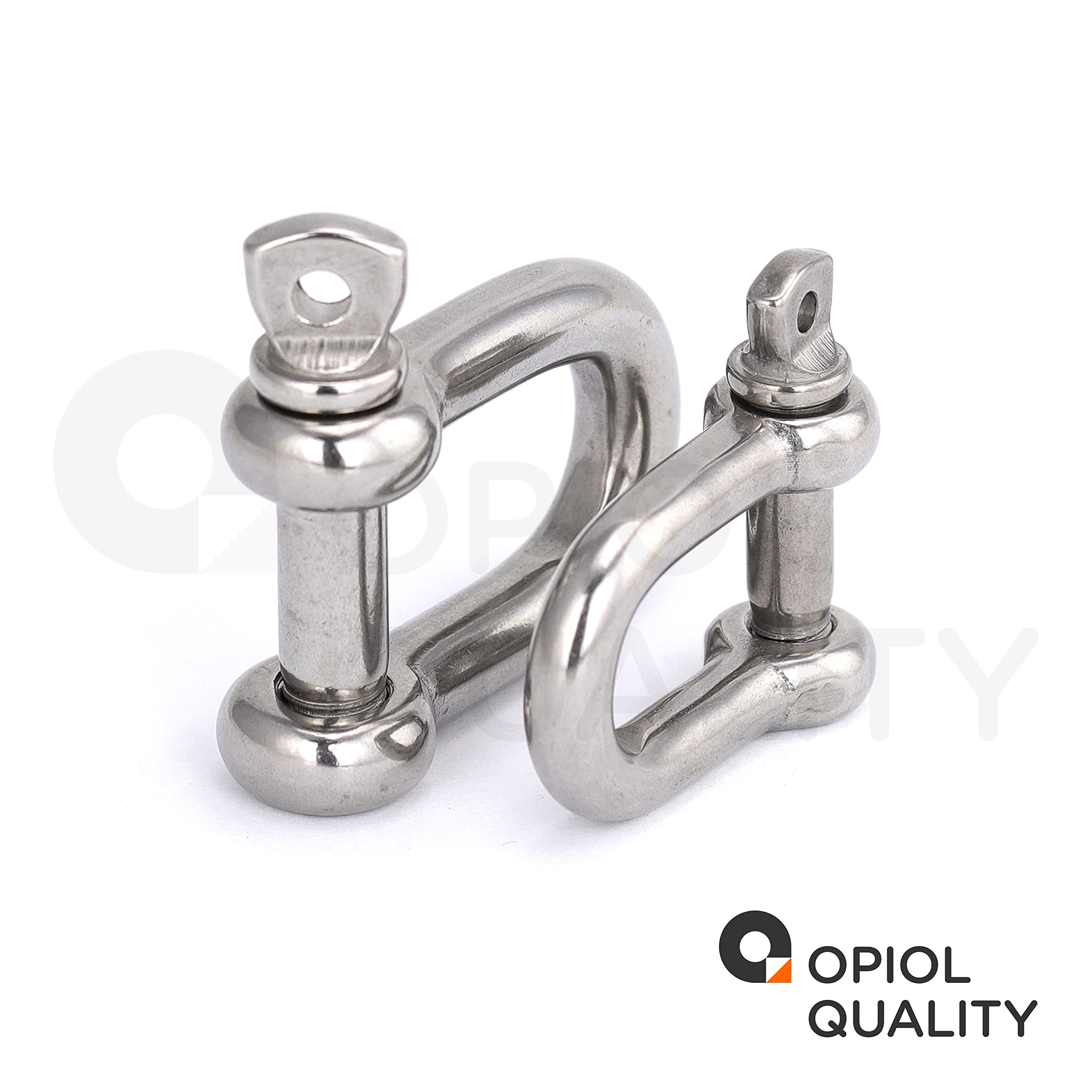 2x Schäkel Geschweift 16 Mm Aus Edelstahl A4 (V4A) – Säurebeständig, Rostfrei, Für Seile, Draht, Boot & Schwerlast