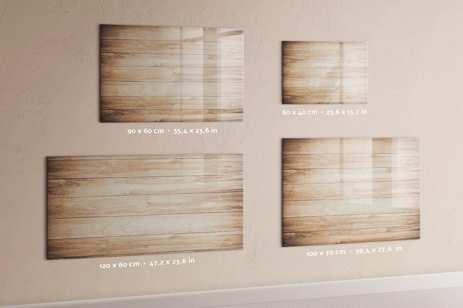 Lavagna in vetro magnetica da parete 120x60 cm | Struttura in acciaio