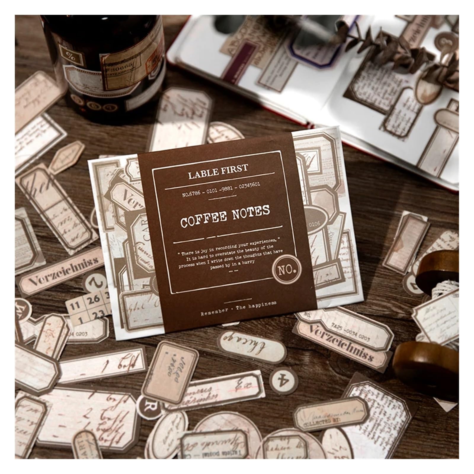 Amazon.co.jp: スクラップブック紙テクスチャー紙 200 個チケット