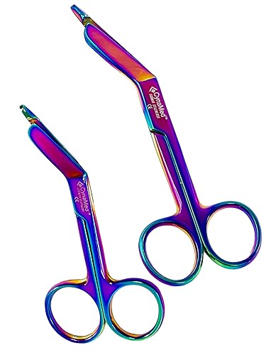 Miniatura 2 de ArTLaB -Juego de 2 tijeras de vendaje de lister de alta calidad, vendaje de seguridad y tijeras de trauma, tijeras de vendaje para servicios de