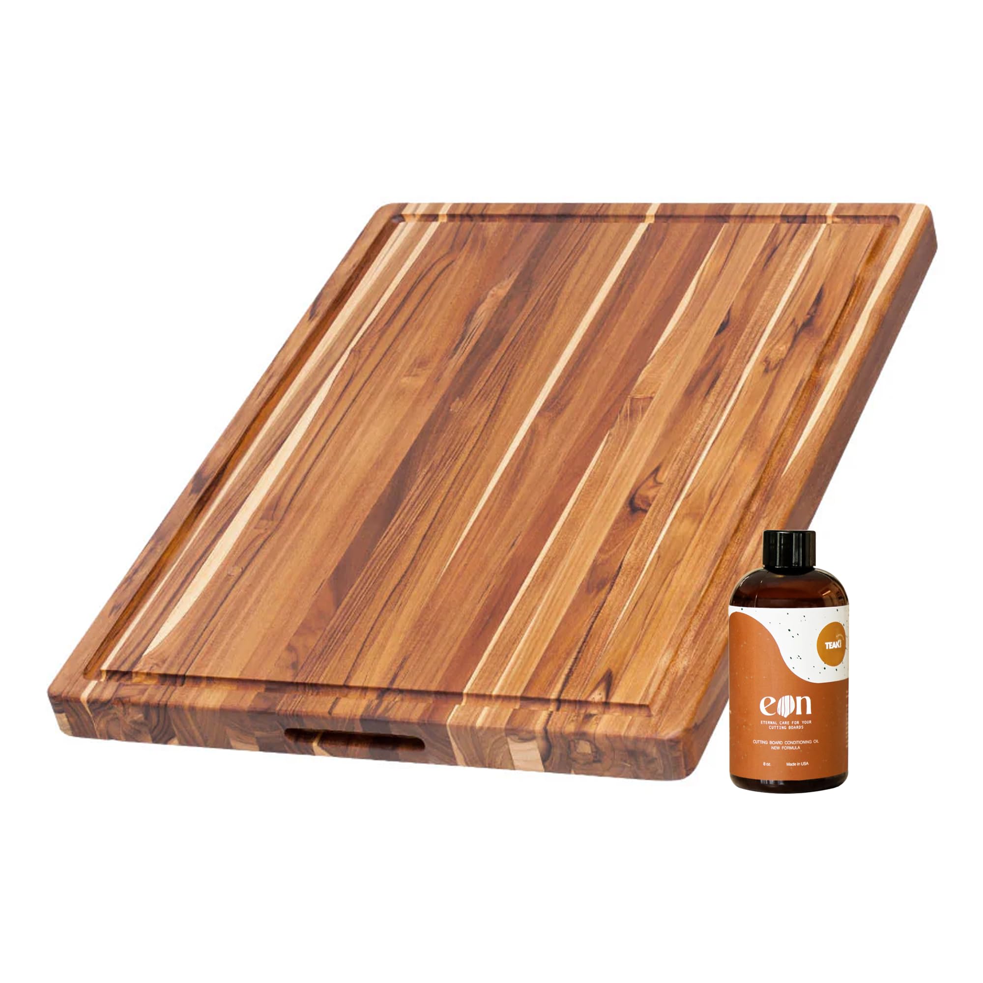 Teakhaus Cutting Board - Large (L) Wood Cutting Board with Juice Groove
