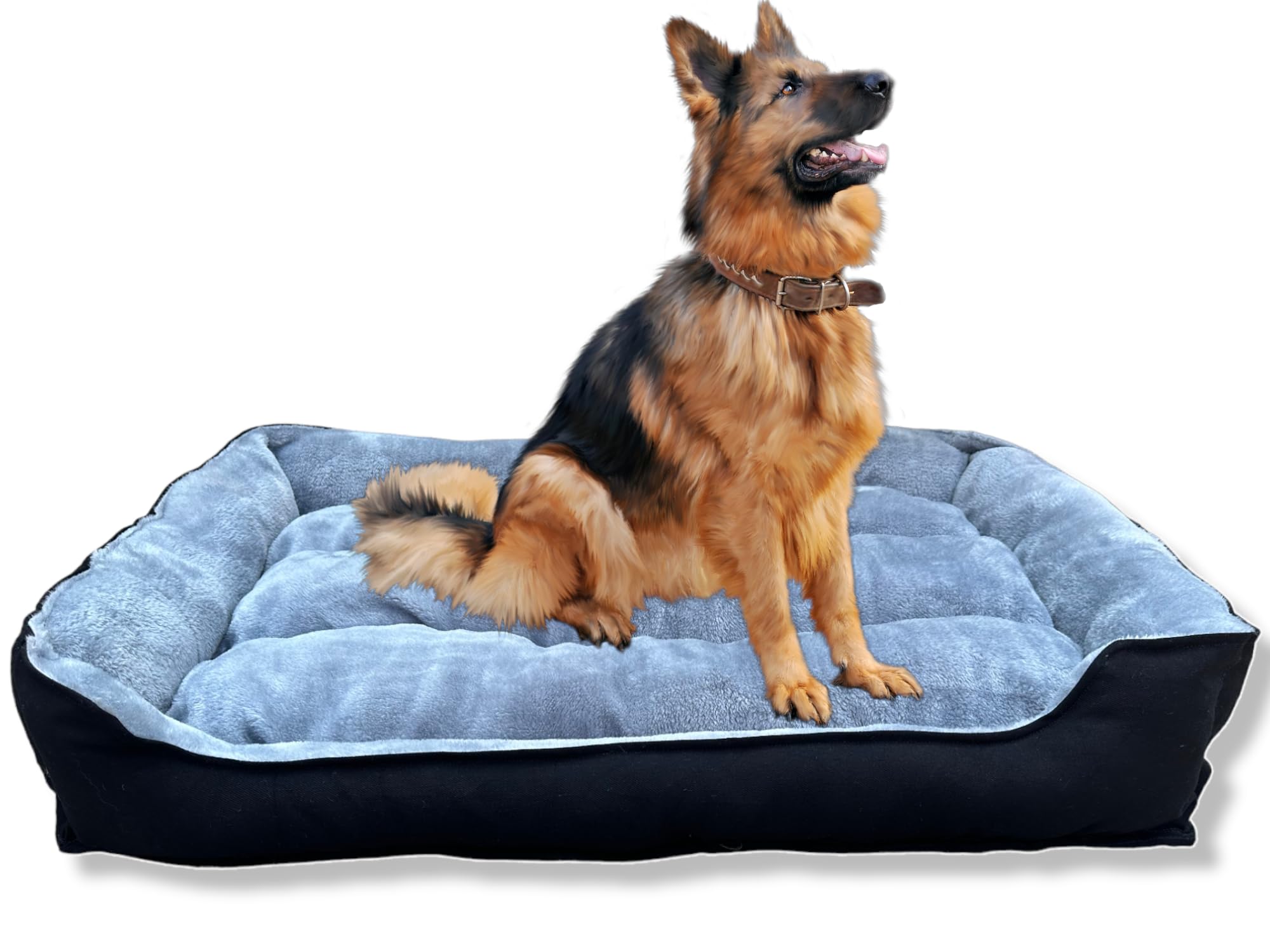 ROYALS RORE Dog Beds & Cat beds Washable Reversible Pet Beds Grey & Black Anti Slip Hand or Machine Washable (Soft Fur) (XXL) (B0CKPCL37T) Amazon Price History, Amazon Price Tracker
