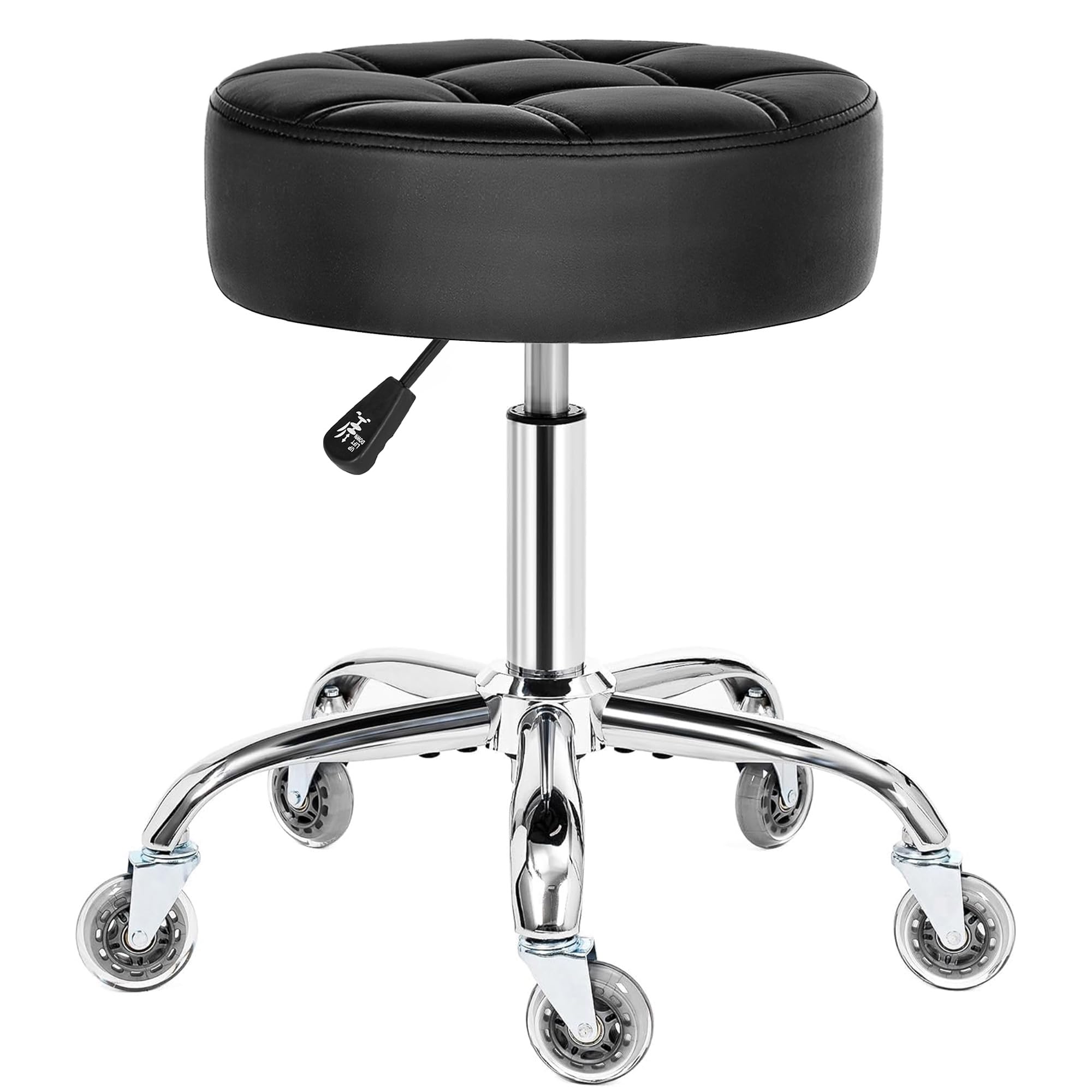 Heavy Duty Rolling Stool - Adjustable Height -1