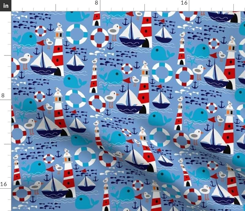 nautical fabric by the yard