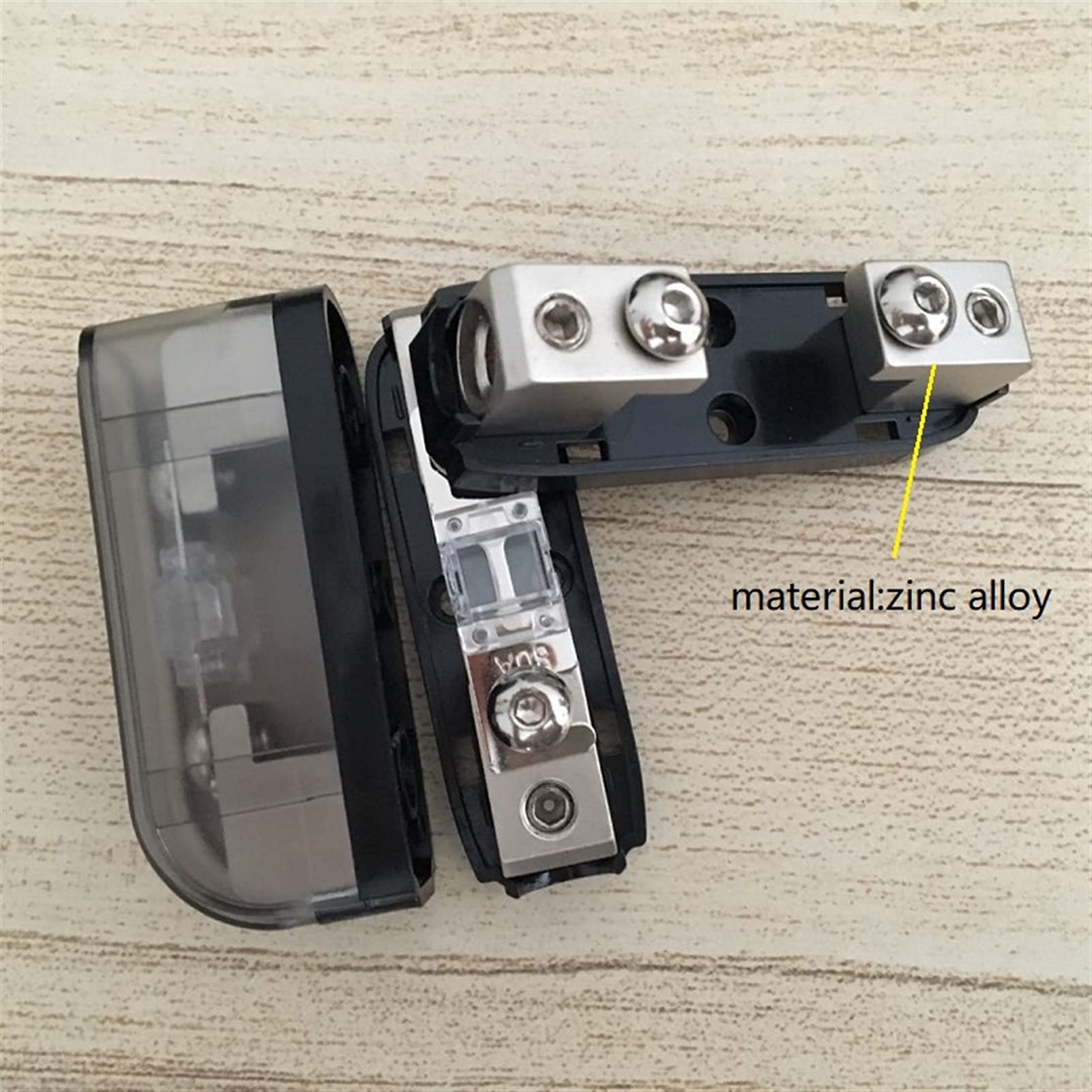 bezpieczniki 5 sztuk/partia Car Audio Niklowany AFS Mini ANL blok bezpieczników z bezpiecznikami 20A, 30A, 40A, 50A, 60A, 80A, 100A, 125A (z 5 sztukami 20 A bezpieczników)