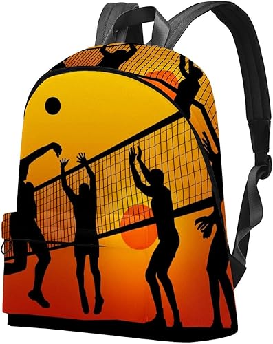 Sport Voleibol Backpack for School Travel bead sail material Casual Outdoor with Adjustable Strap for Girl boy