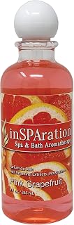 inSPAration Spa and Bath Aromatherapy 122X Spa Liquid, 9-Ounce, Pink Grapefruit