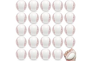 Pack of 30 Large 2.5" Foam Baseballs: Perfect for Stress Relief, Sports...