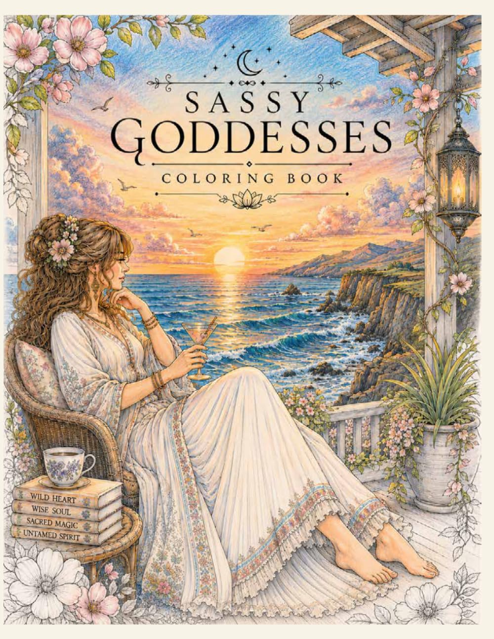 Sassy Goddesses: Coloring Book (Sassy Goddesses - Myth Meets Mayhem)