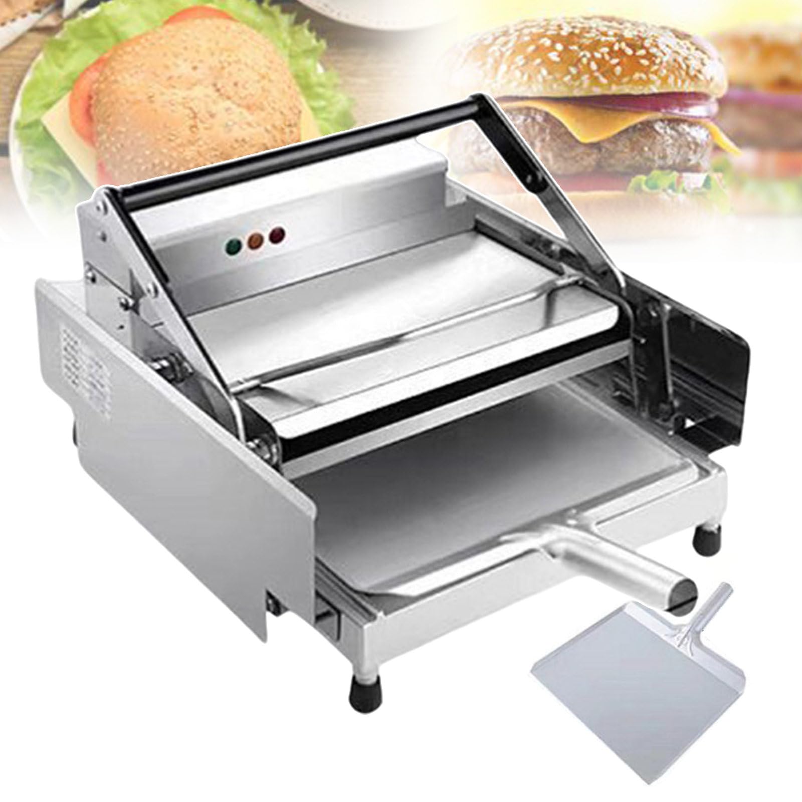 AYCDL Automatic Hamburger Toaster, Double-Layer Bread Heating Machine,50-300℃ Adjustable Temperature, Electric Bread Toaster,for Hamburger Shop