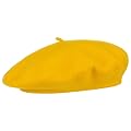 Ventewa Unisex Wool Blend Beret Cap (Raj-YF_Yellow_Free Size)