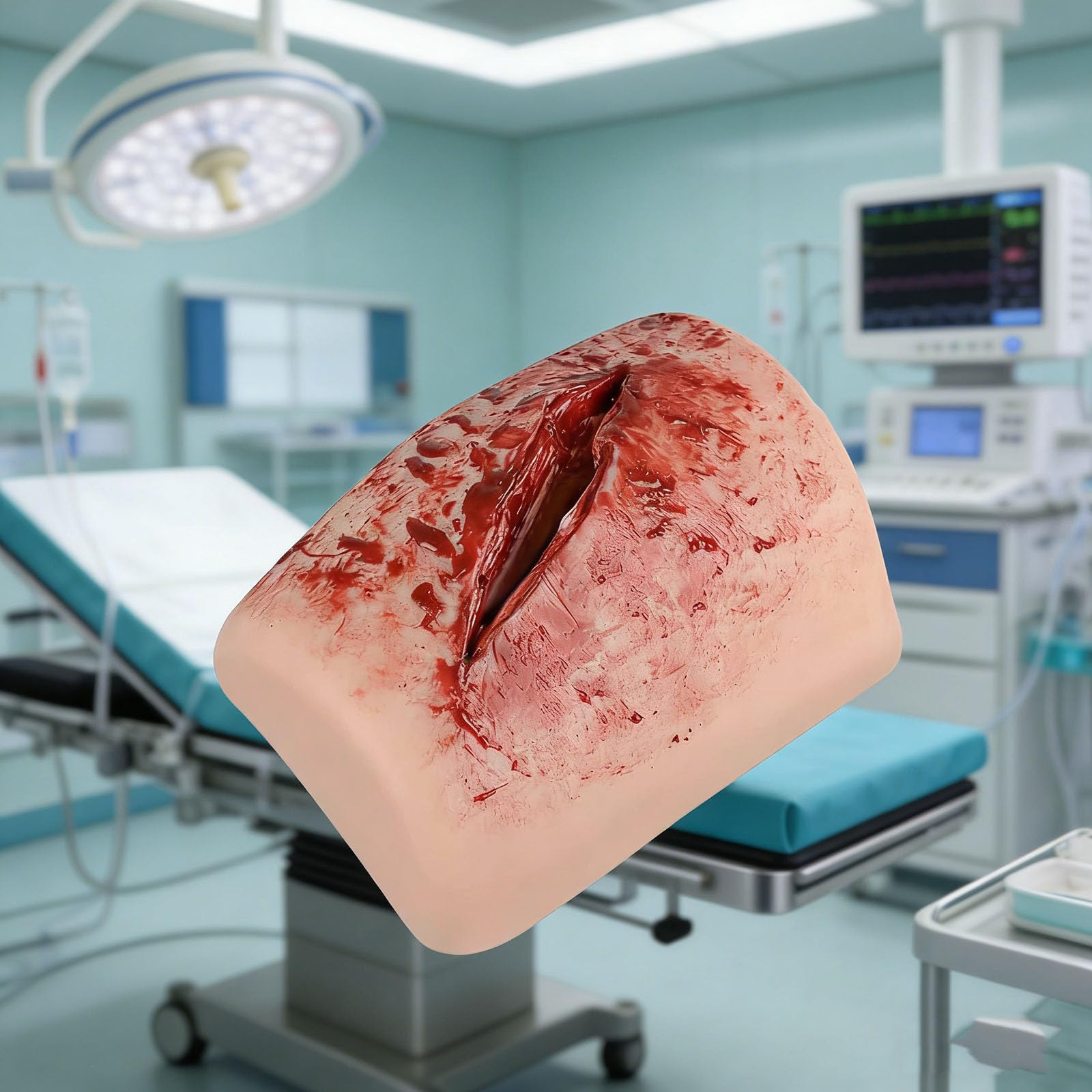 Qinpi Thigh Wound Packing Trainer, Wound Care Wound Models, Wound Stop The Bleed Training Model, Bleed Control For Medical Classes, Reusability Teaching Model, For Trauma Hemostasis Education And Training