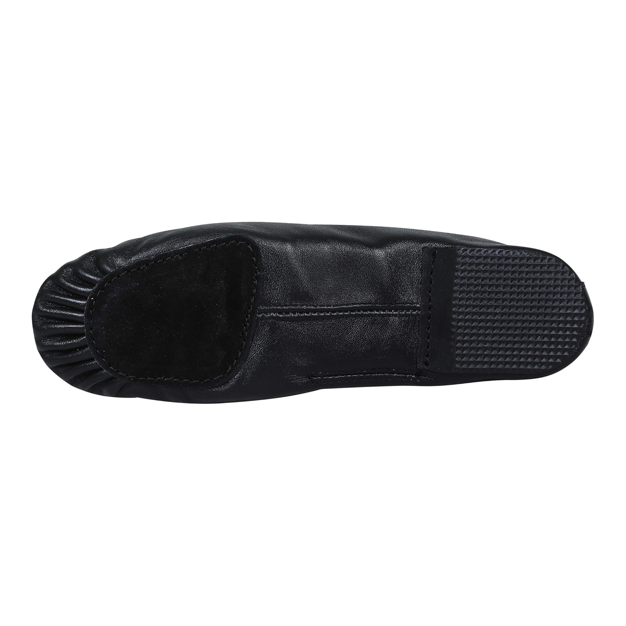 Jazz Dance Scarpe in pelle stringate unisex palcoscenico moderno in gomma e camoscio suola divisa nera