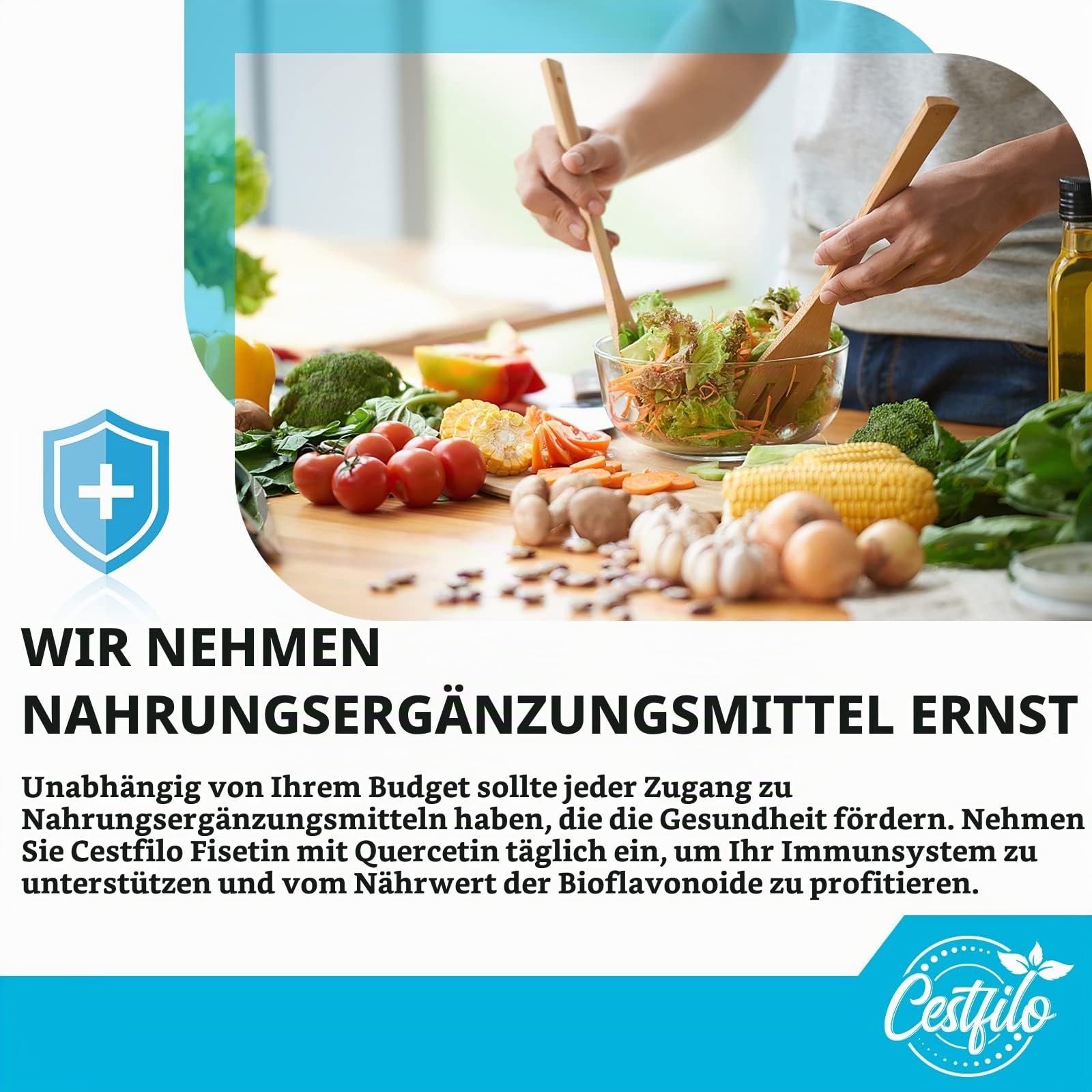 Liposomal Fisetin 1000mg with Quercetin 200 mg 60 Softgels | Hochdosiert 1200 mg pro Serving, Maximum Absorption | von Cestfilo | (60 Stück (2er-pack))