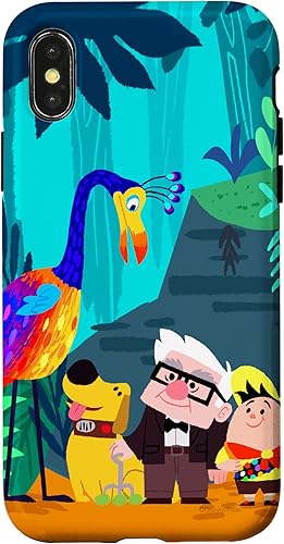 Miniatura 7 de Funda para iPhone 14 Pro Max de Disney y Pixar Carl Russell Dug Kevin Paradise Falls
