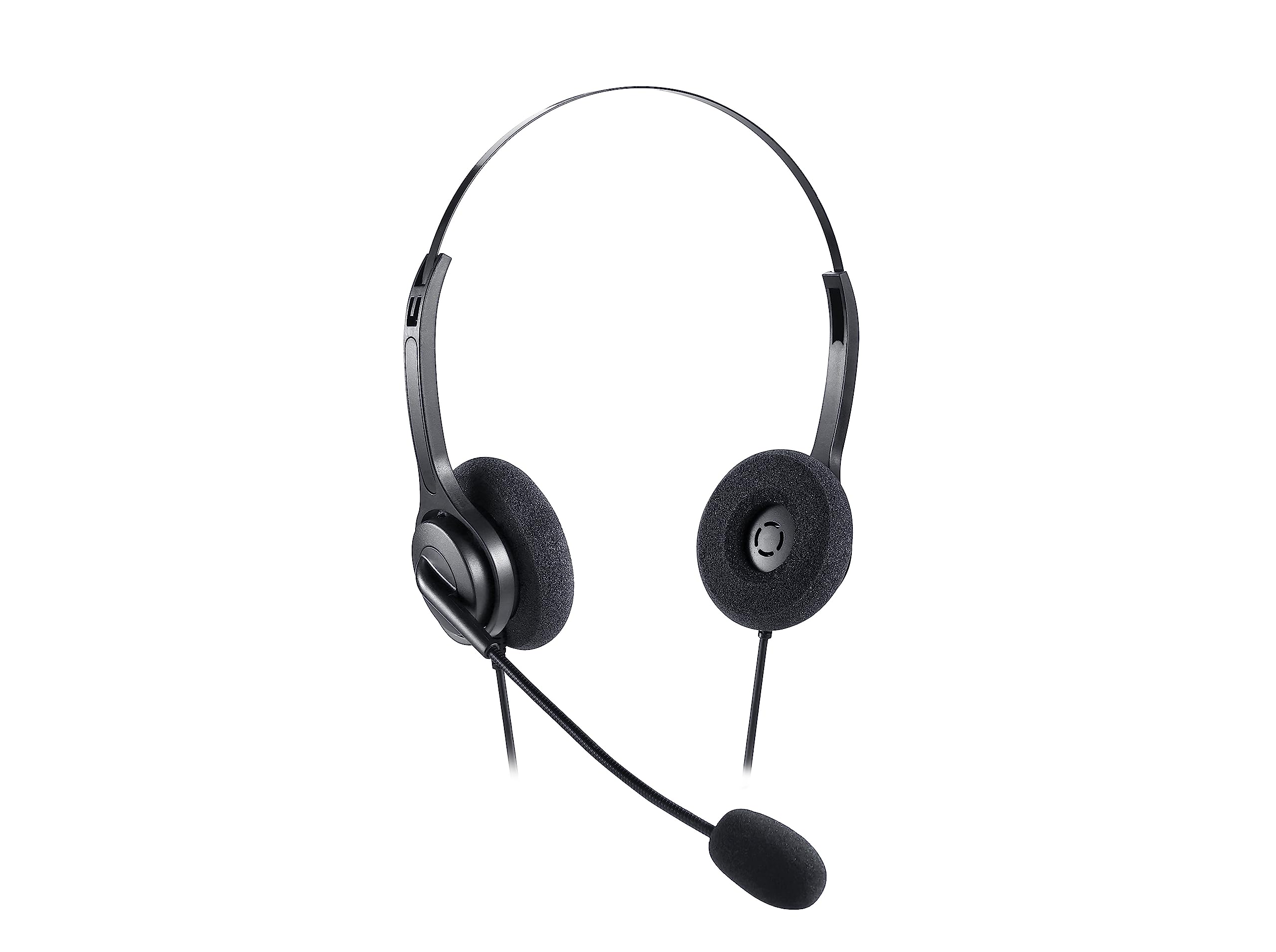 Voixtone USB Headset VT11 Brand, Noise Cancellation Mic, Inlune Mute Volume Control, Ideal for All Center, Office Calls, Online Classes, Conference Calling,Wired Type A USB