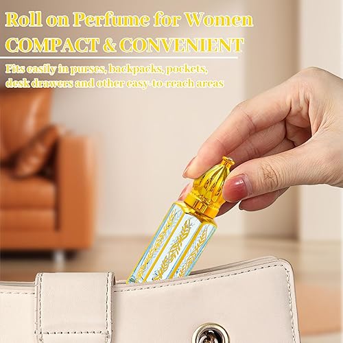 Miniatura 5 de MR.A Paquete de 3 perfumes árabes para mujer, aceite de perfume árabe de larga duración, aceite de perfume árabe de lujo, perfume árabe suave,