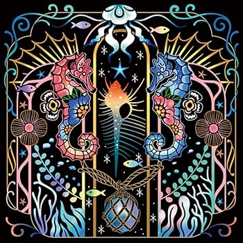 心がやすらぐスクラッチアート 花と動物たちのファンタジー