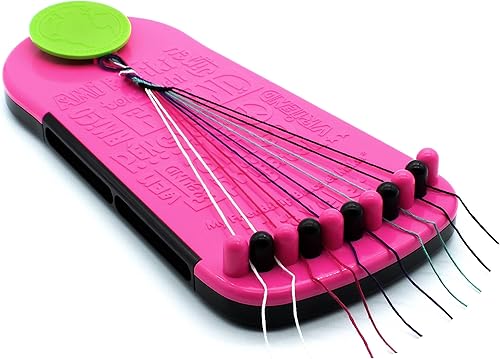 Miniatura 9 de Choose Friendship, My Friendship Bracelet Maker, un original americano, 20 hilos precortados, hace hasta 8 pulseras, kit de manualidades, kit de